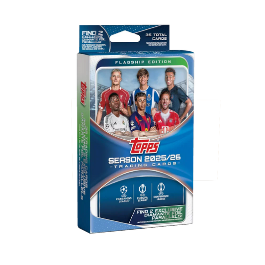 Topps UEFA Club Competitions Soccer 2025/26 Hanger Box