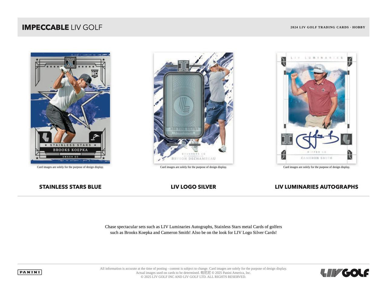 2024/2025 Panini Impeccable Golf Box