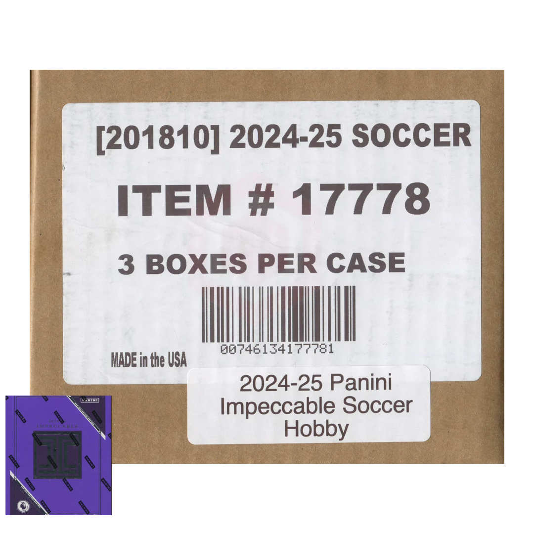 Panini Impeccable Soccer 2024/25 Hobby Case
