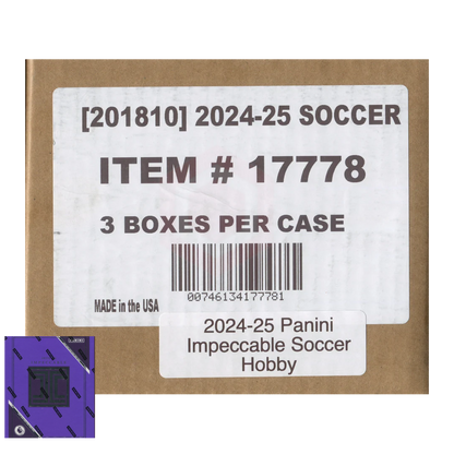 Panini Impeccable Soccer 2024/25 Hobby Case