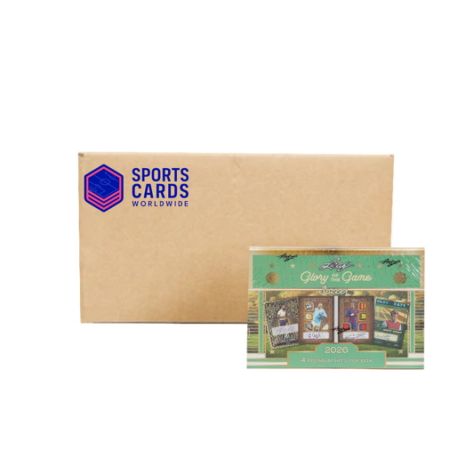 2026 Leaf Glory of the Game Soccer Hobby 10 Box Case