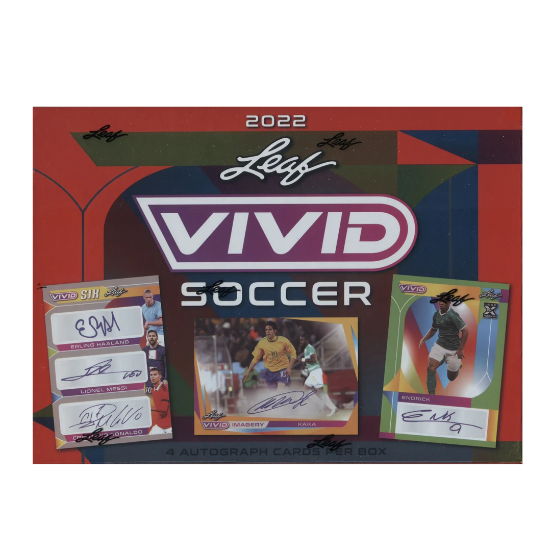 2022 Leaf Vivid Hobby Box Soccer