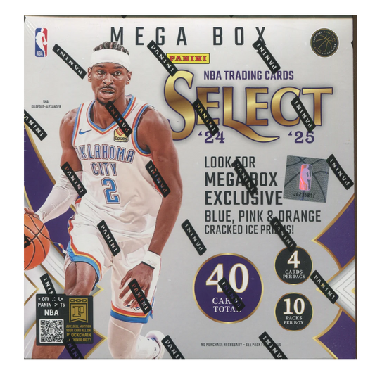Panini Select Basketball Cracked Ice 2024/25 Retail Mega Box