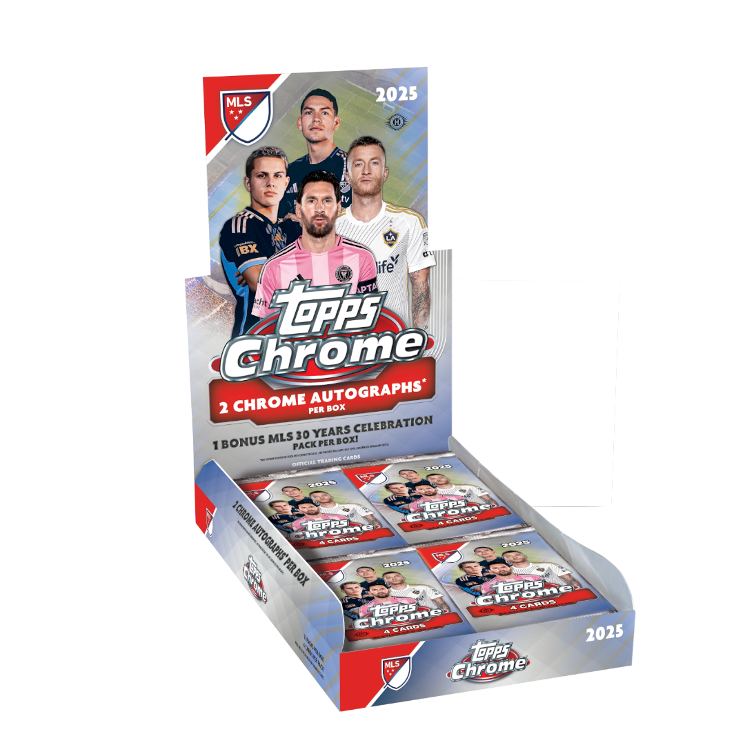 Topps MLS Chrome Soccer 2025 Hobby Box