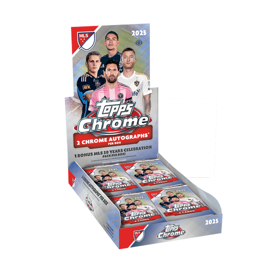 Topps MLS Chrome Soccer 2025 Hobby Box