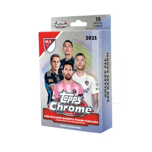 2025 Topps Chrome MLS Soccer Hanger Box