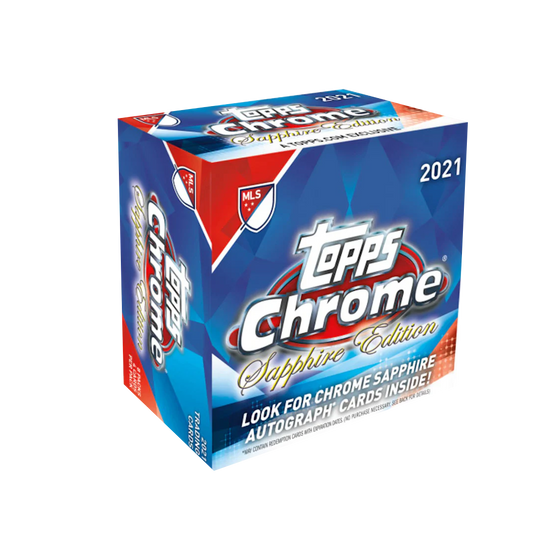 2021 Topps Chrome MLS Sapphire Edition Soccer Hobby Box