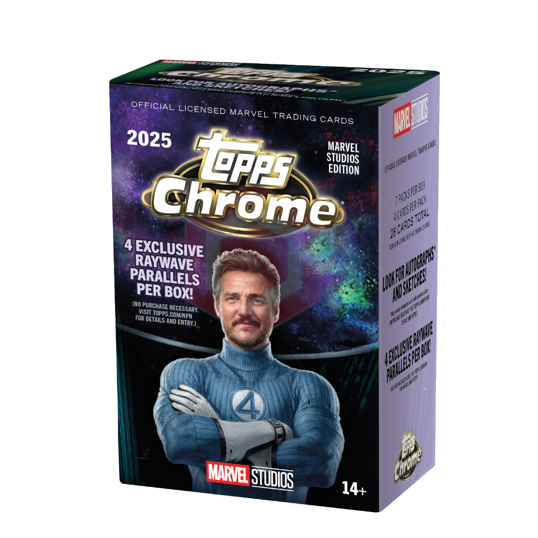 2025 Topps Marvel Studios Chrome Value Blaster Box
