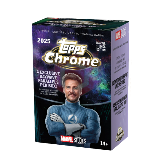 2025 Topps Marvel Studios Chrome Value Blaster Box