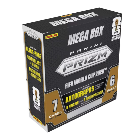 Panini Prizm FIFA World Cup 2026 Mega Box
