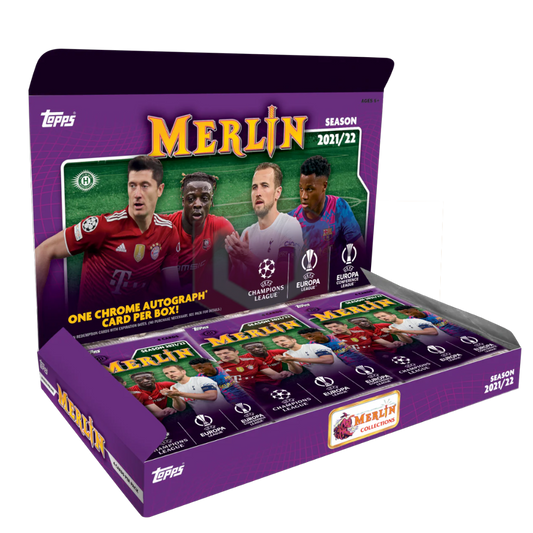 Topps Merlin Chrome Soccer UEFA Champions League Hobby Box 2021/22