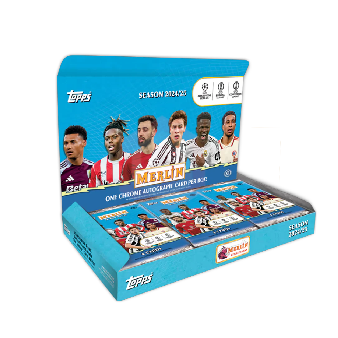 Topps Merlin UEFA Soccer 2024/25 Hobby Box