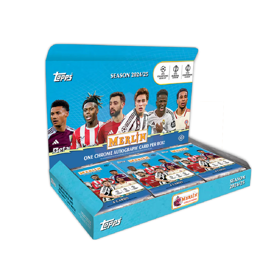 Topps Merlin 2024-25 UEFA Club Competitions Soccer Hobby Box