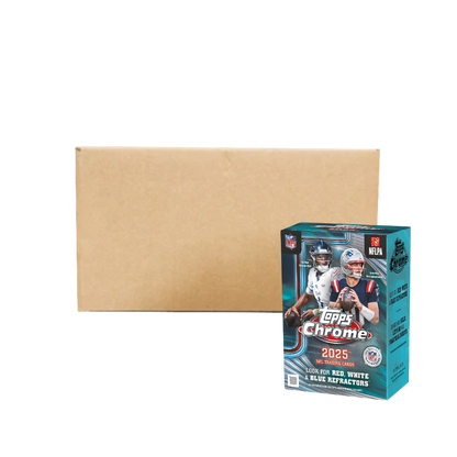 Topps Chrome NFL Football 2025 Value Box Case