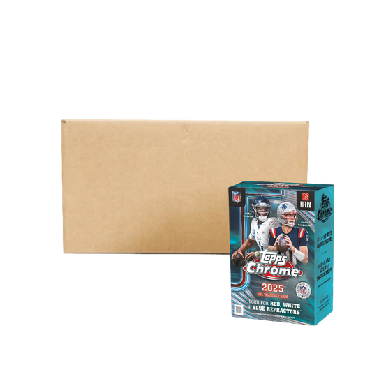 Topps Chrome NFL Football 2025 Value Box Case
