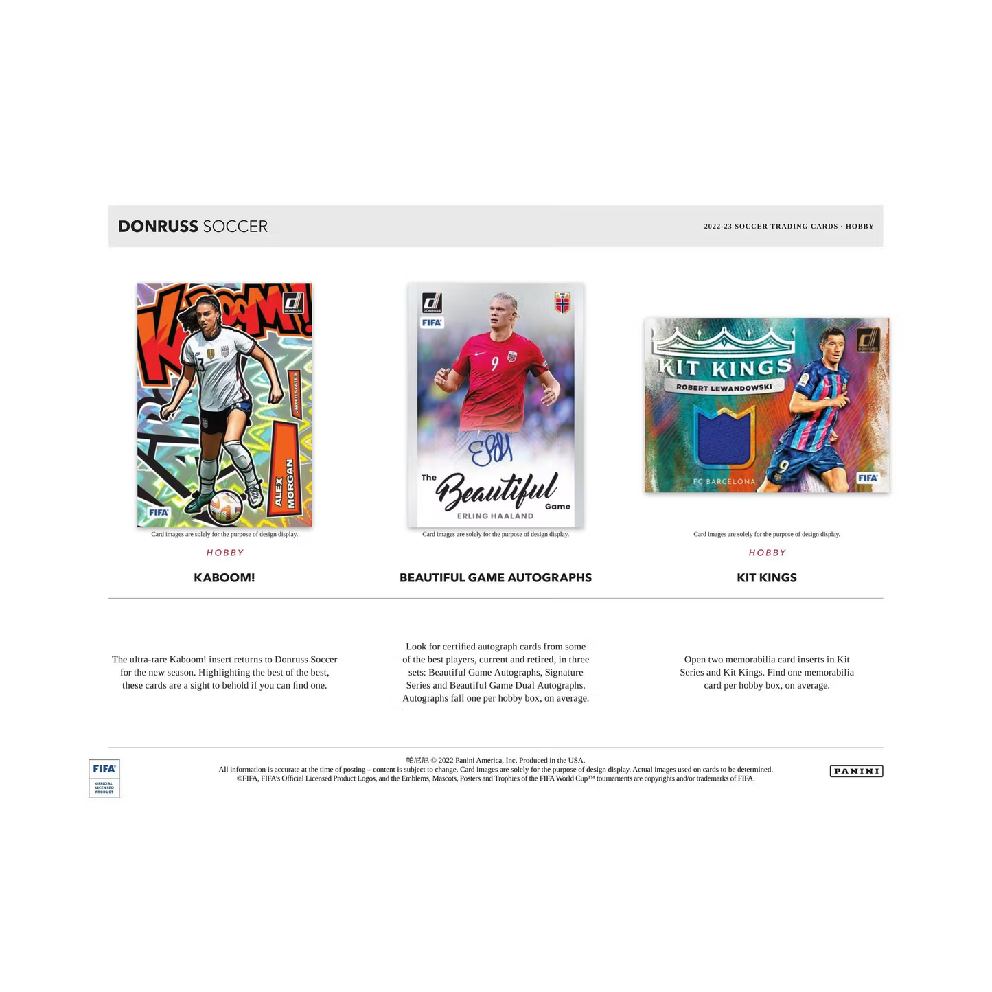 Panini Donruss FIFA Soccer 2022/23 Hobby Box - gallery image 7