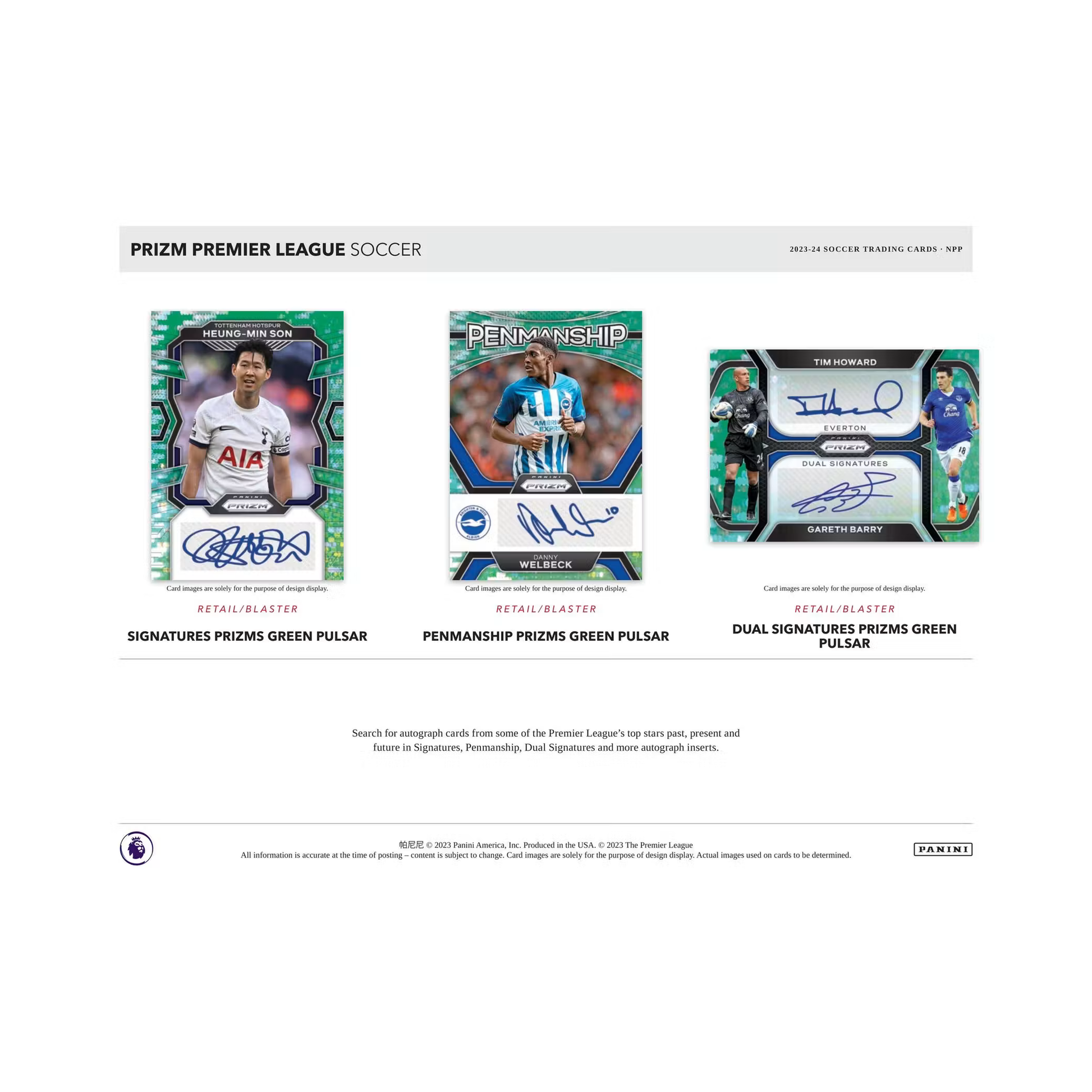 Panini Prizm Premier League Soccer 2023/24 Blaster Box - Pink Mosaic Prizms - gallery image 5