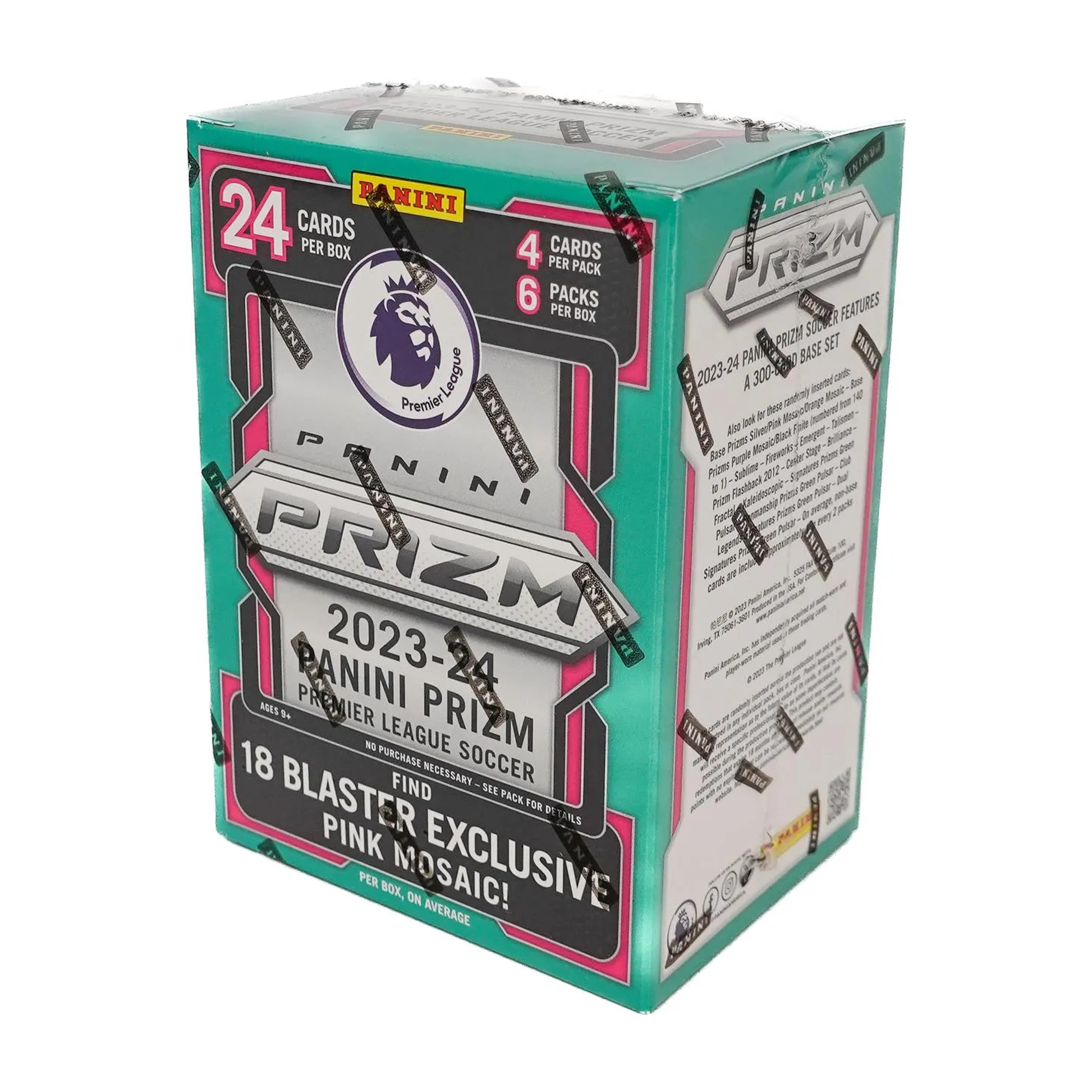 Panini Prizm Premier League Soccer 2023/24 Blaster Box - Pink Mosaic Prizms