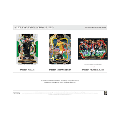 Panini Select Road to FIFA World Cup Soccer 2025/26 Hobby 12-Box Case - gallery image 3