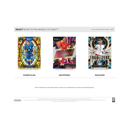 Panini Select Road to FIFA World Cup Soccer 2025/26 Hobby 12-Box Case - gallery image 4