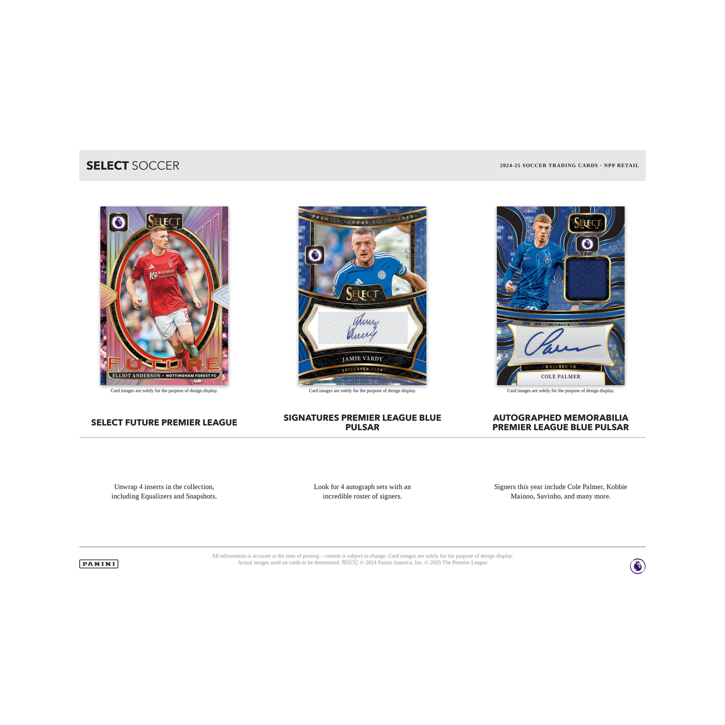Panini Select Premier League Soccer 2024/25 Blaster Box - gallery image 4