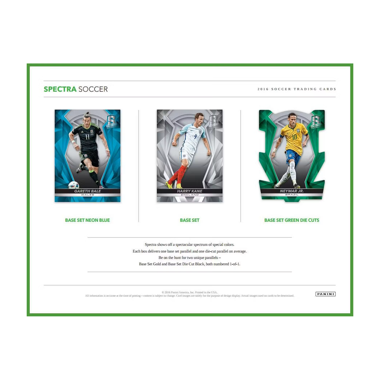 Panini Spectra Soccer 2016 Hobby Box - gallery image 5