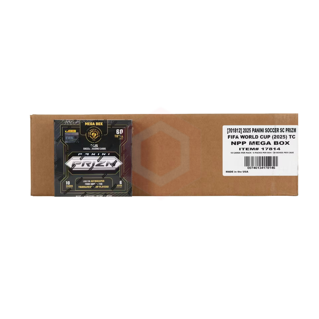 Panini Prizm Club World Cup Soccer Mega 2025 Case