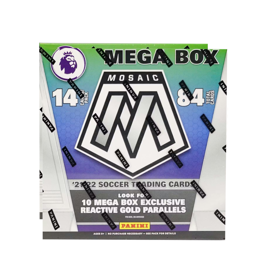 Panini Mosaic EPL Premier League Soccer 2021/22 Mega Box
