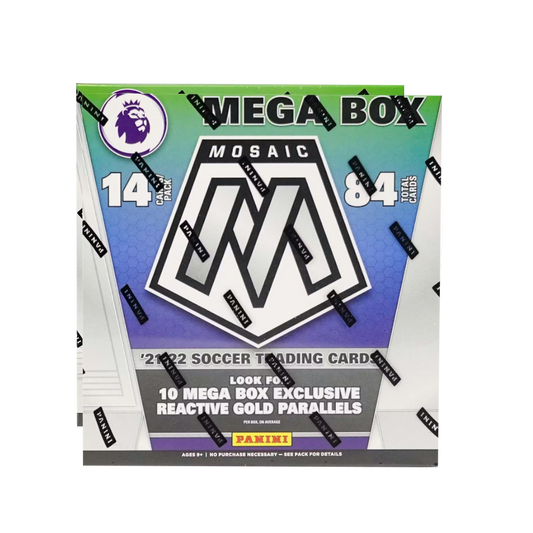 Panini Mosaic EPL Premier League Soccer 2021/22 Mega Box