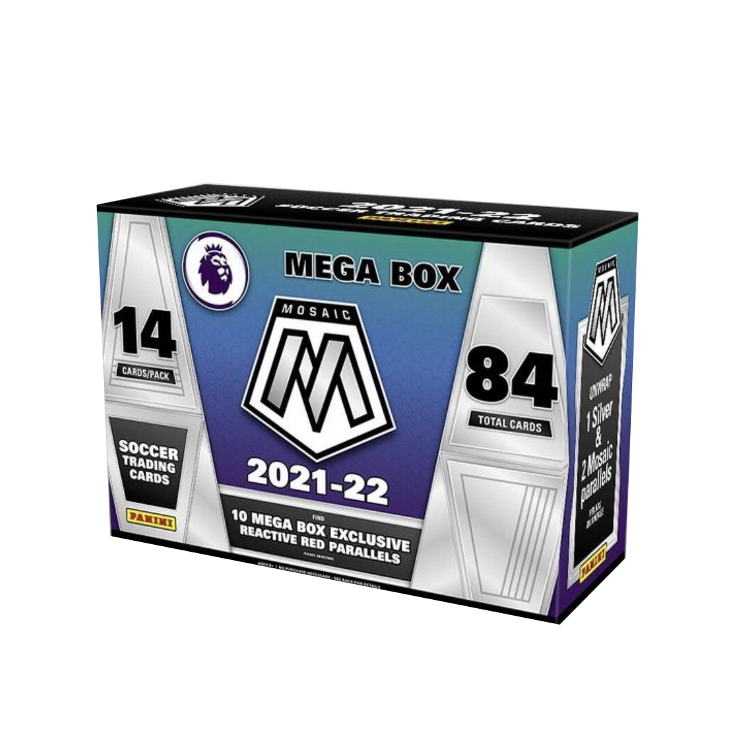 Panini Mosaic Premier League EPL Soccer 2021/22 Mega Box