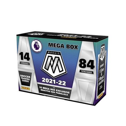 Panini Mosaic Premier League EPL Soccer 2021/22 Mega Box