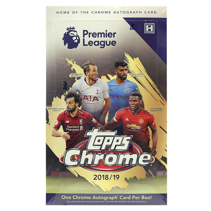 2018-19 Topps Chrome Premier League Hobby Box