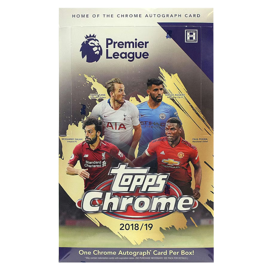 2018-19 Topps Chrome Premier League Hobby Box