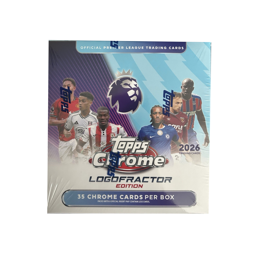 Topps Chrome Premier League 2026 Logo Fractor Box