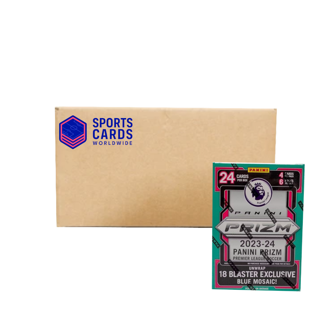 Panini Prizm Premier League 2023/24 Blaster Box Case (Blue Mosaic)