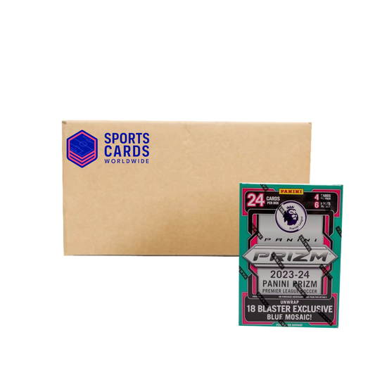 Panini Prizm Premier League 2023/24 Blaster Box Case (Blue Mosaic)