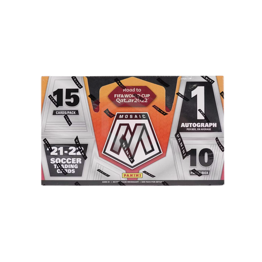 2021/22 Panini Mosaic Road to FIFA World Cup Soccer Hobby Box