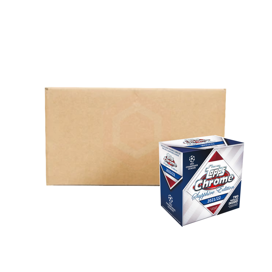 2021-22 Topps Chrome UEFA Champions League Sapphire Edition Soccer Case