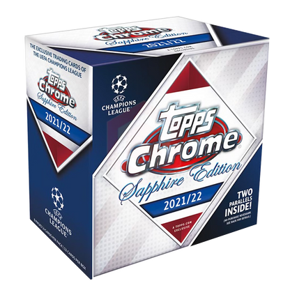 2021-22 Topps Chrome UEFA Champions League Sapphire Edition Soccer Case