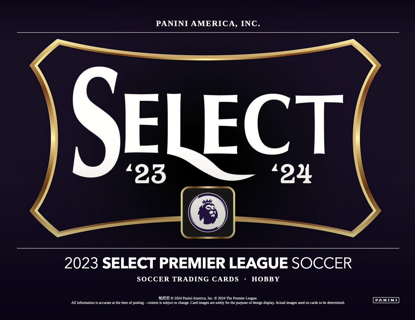 Panini Premier League Select Soccer 2023/24 Sealed Case