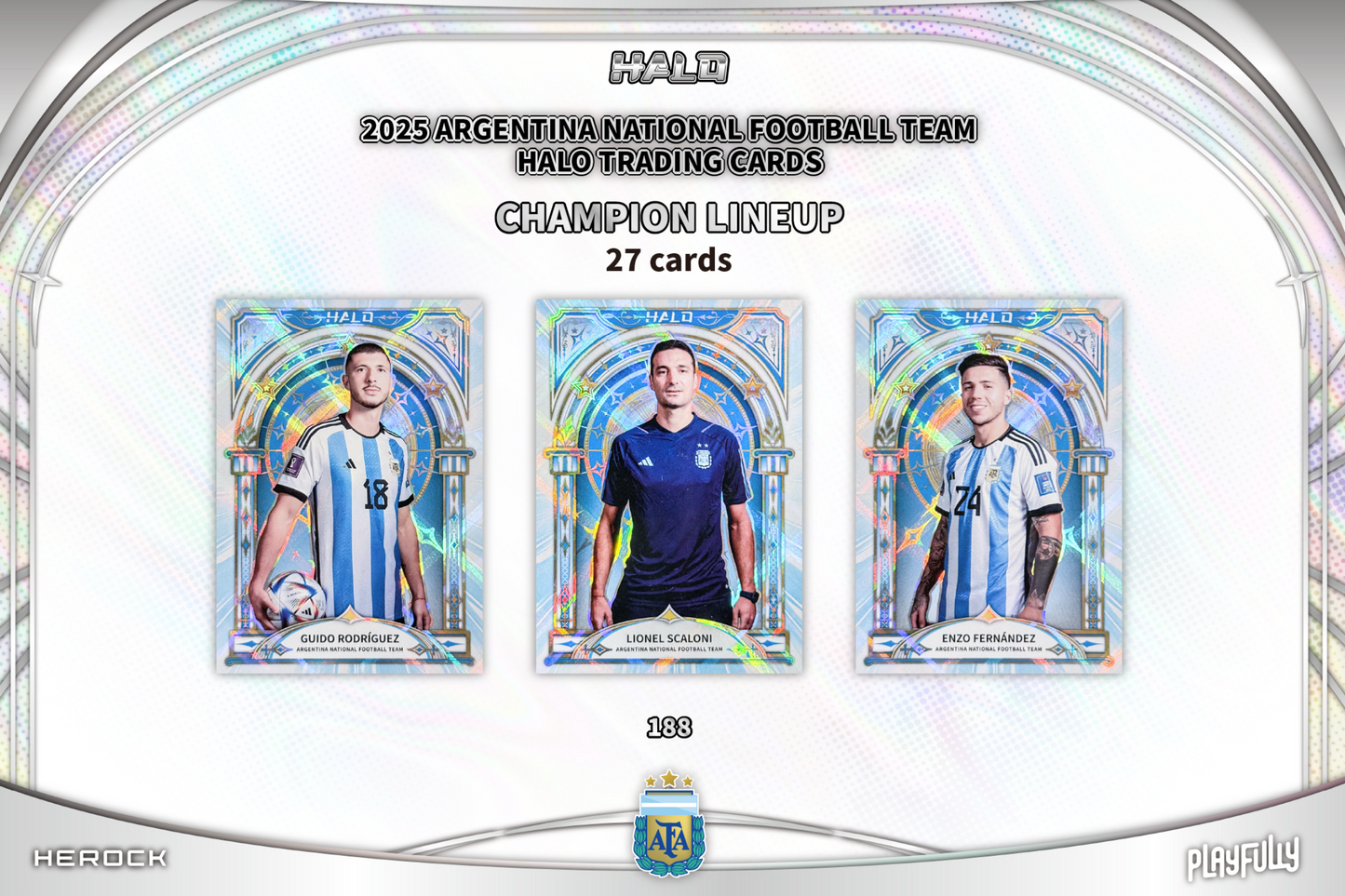Playfully Argentina National Team 2025 Hobby Box Case