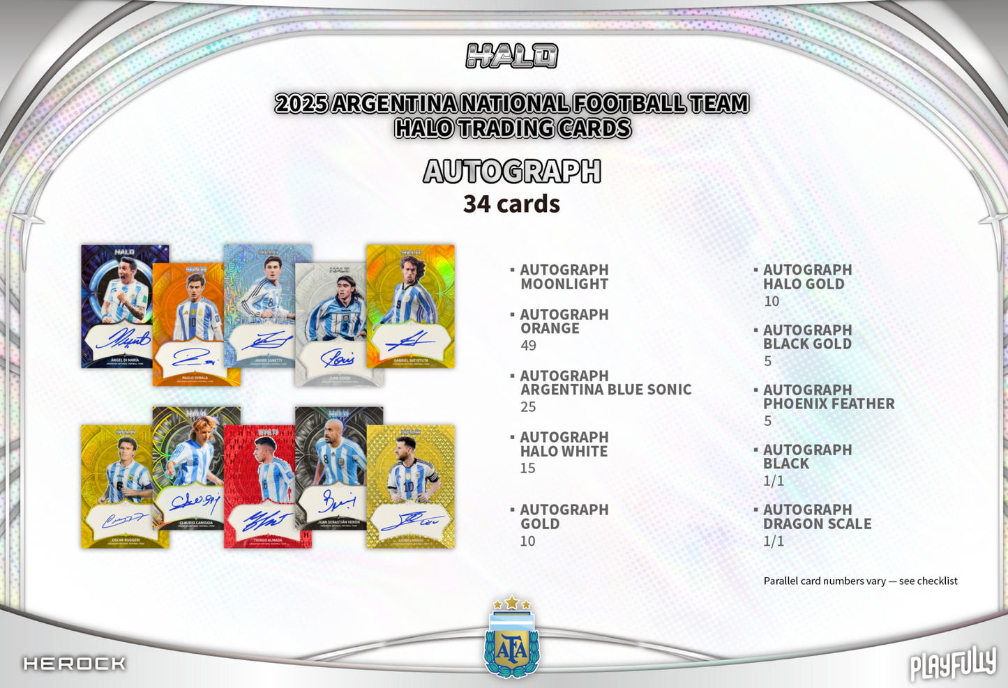 Playfully Argentina National Team 2025 Hobby Box Case