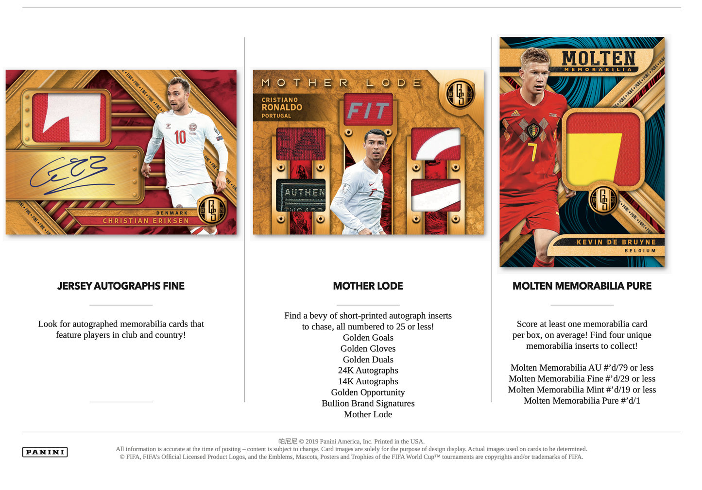 Panini Gold Standard Soccer 2019-20 Sealed Case