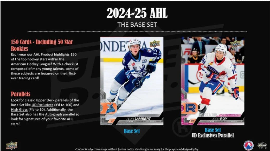Upper Deck AHL Hockey 2024/25 Hobby Box