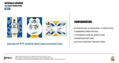 2025 Daka Real Madrid Top Audience Box Series 2