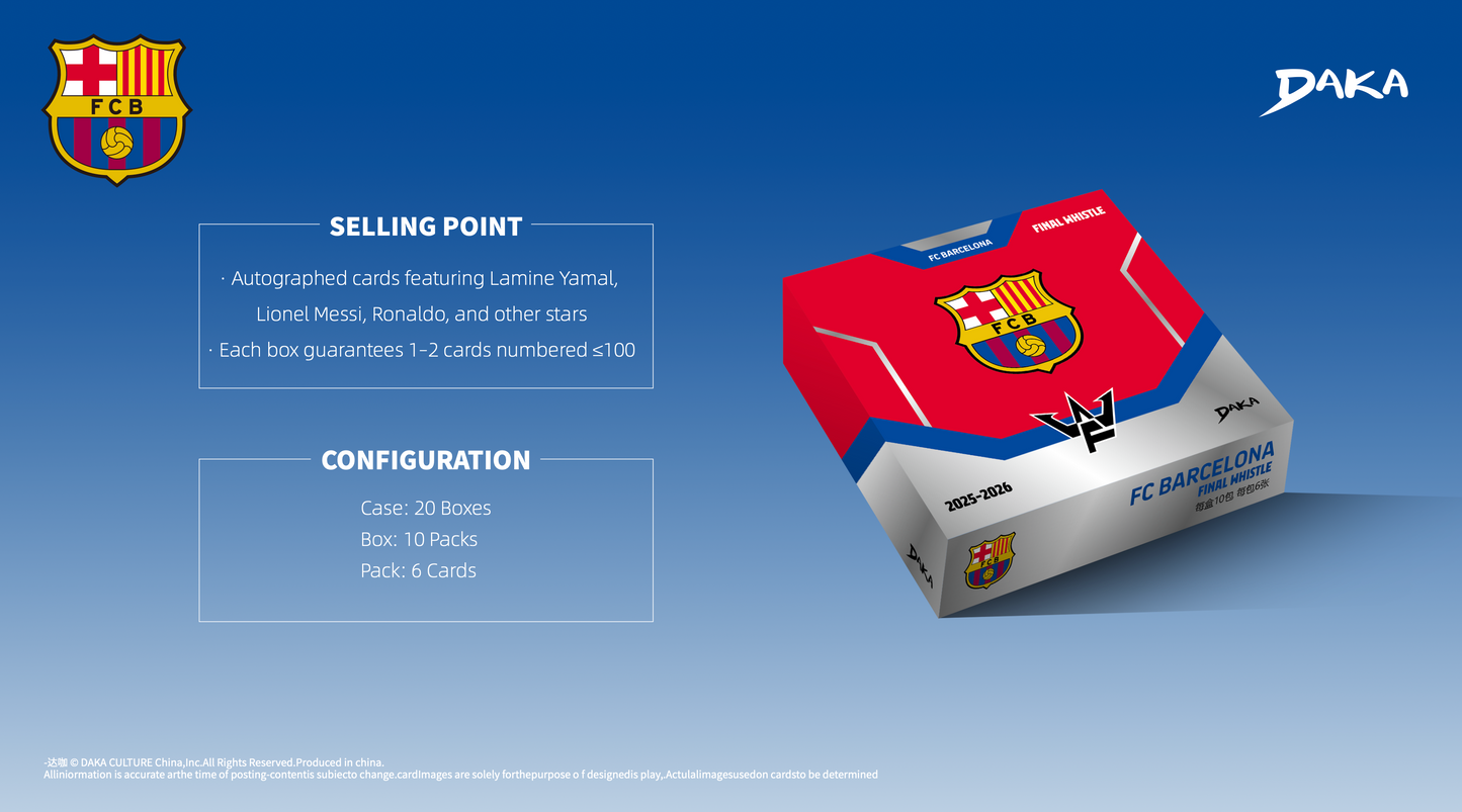 Daka Barcelona Final Whistle 2025/26 Hobby Box