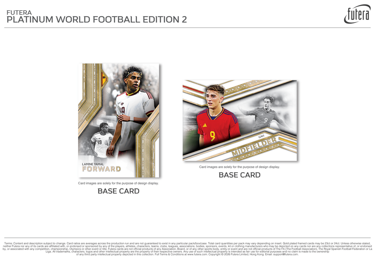Futera Platinum World Football Edition 2 Hobby Box