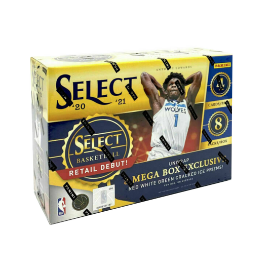 Panini Select NBA Trading Cards 2020/21 Mega Box