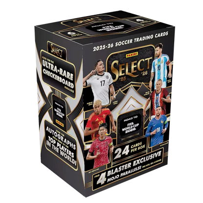 Panini Select Road to FIFA World Cup Soccer 2025-26 Blaster Box Case