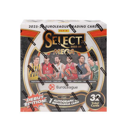 Panini Select EuroLeague Basketball ￼25-26 Hobby Mega Box
